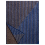 Kép 1/3 - KOLI gyapjú takaró barna-kék színben