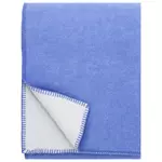Kép 1/2 - TUPLA gyapjú takaró kék - light beige színben