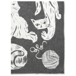 Kép 6/6 - Lapuan Kankurit cicás takaró sötétszürke színben