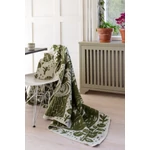 Kép 2/2 - Lapuan Kankurit Metsikko wool blanket, olive-white