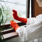 Kép 2/4 - Ujjatlan kar- és kézmelegítők gyapjúból.