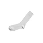 Kép 4/4 - white Nishiguchi ribbed cotton socks