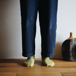 Kép 3/4 - japán pamut zokni pisztácia színben