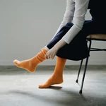 Kép 4/7 - Nishiguchi hemp sock, lantern orange color