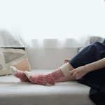 Kép 6/10 - gyapjú zokni jacquard mintás