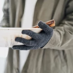 Kép 1/2 - Nishiguchi Kutsushita gyapjú kesztyű sötétszürke
