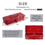 Kép 6/8 - TOYO T-320 szerszámosládák méretei mm-ben