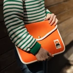 Kép 3/4 - YKRA macbook sleeve 13 inches laptopokhoz, narancs színben