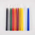 Kép 1/5 - Anyagában színezett vékony gyertyák 12-13mm átmérővel