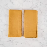 Kép 1/2 - Len textilszalvéta mustard