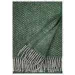 Kép 3/3 - Zöld színű gyapjú takaró