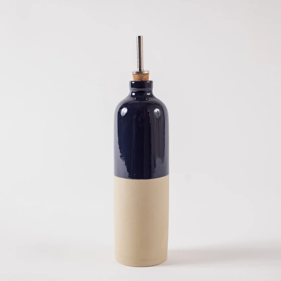 Kerámia olajkiöntő, 600ml, kék