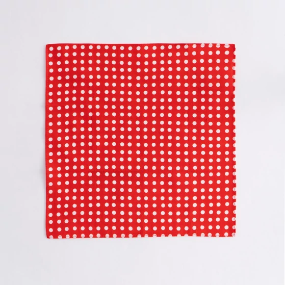 Kamawanu szalvéta, dots red mintával