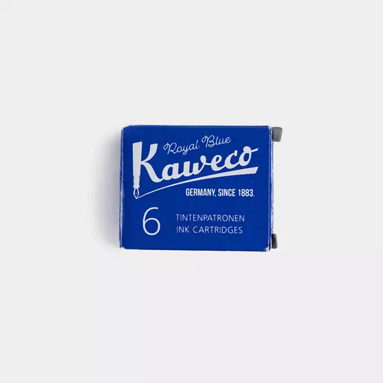 KAWECO sport töltőtollba való tintapatron, royal blue színben