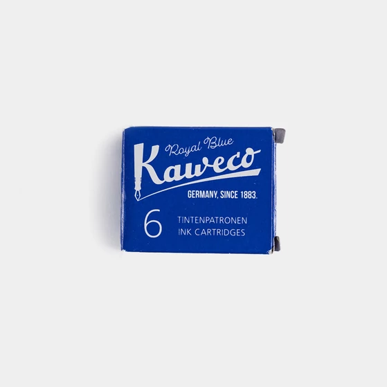 KAWECO sport töltőtollba való tintapatron, royal blue színben