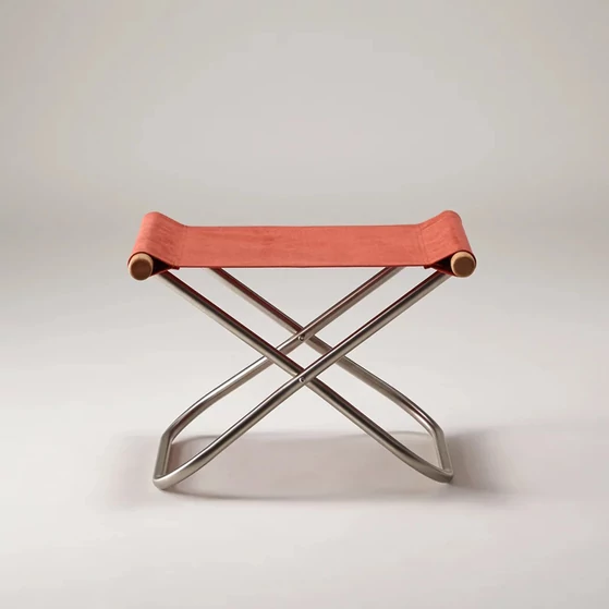 NyChair X Ottoman lábtartó, ülőke, terracotta színben
