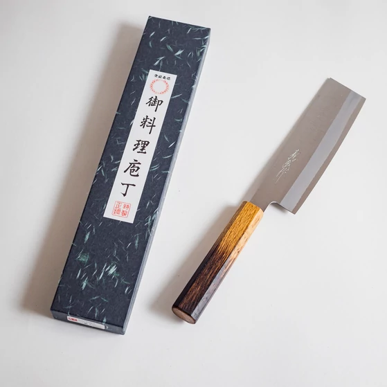 Yamawaki japán nakiri kés 165mm-es HAP40 acél pengével