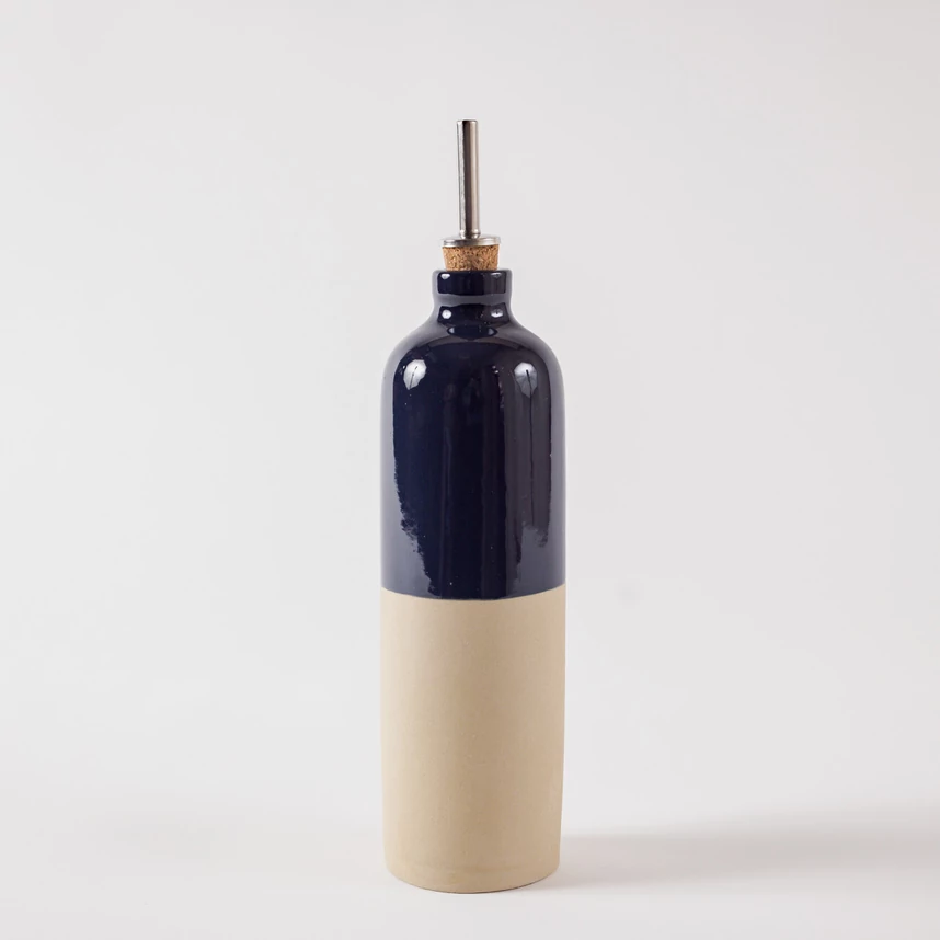 Kerámia olajkiöntő, 600ml, kék