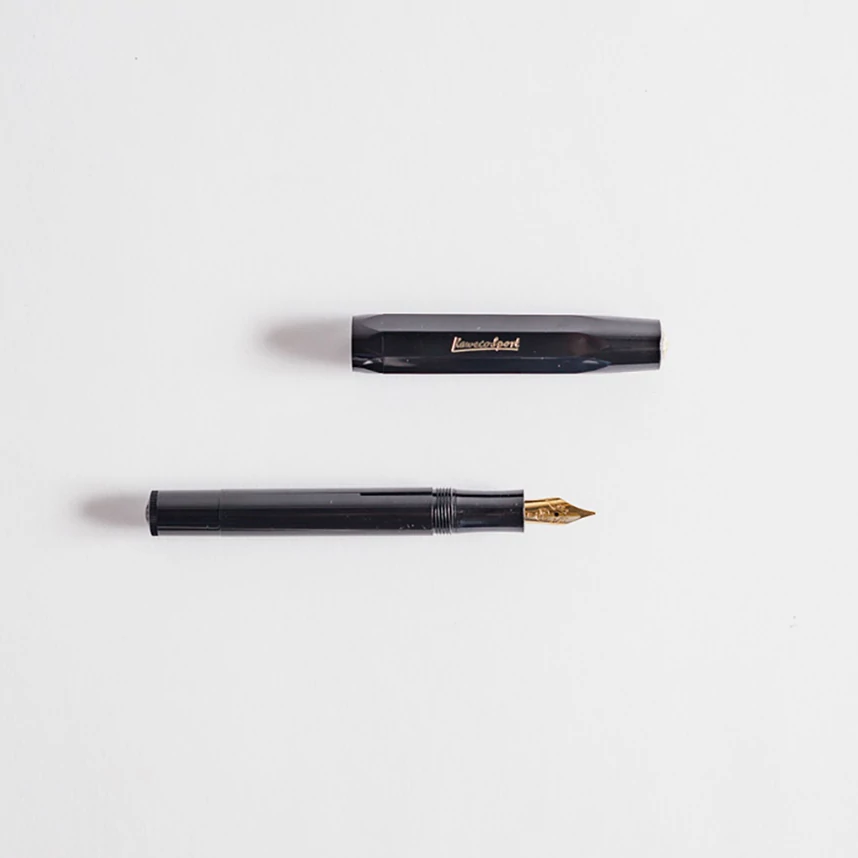 KAWECO sport töltőtoll fekete színben