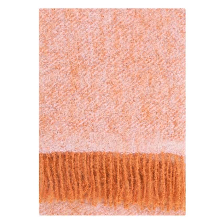 Mohair takaró különleges rose színben