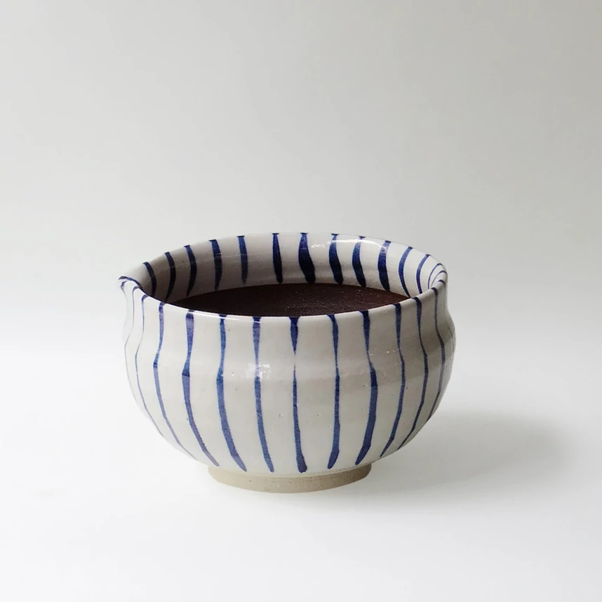 Mino katakuchi bowl, közepes méretű donburi tál