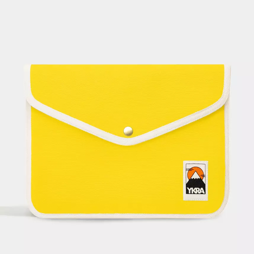 YKRA laptop táska sárga színben