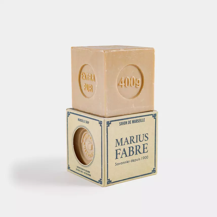 Marius Fabre fehér Marseille szappan, 400g